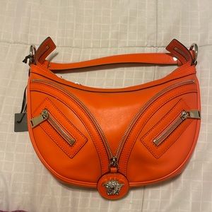 Versace medium  hobo leather bag NWT